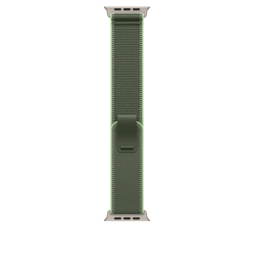 49mm Blue Trail Loop - S/M - Natural Titanium Finish