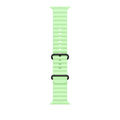 49mm Ice Blue Ocean Band Extension - Black Titanium Finish