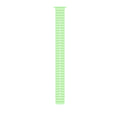 Apple 49mm Neon Green Ocean Band Extension - Natural Titanium Finish