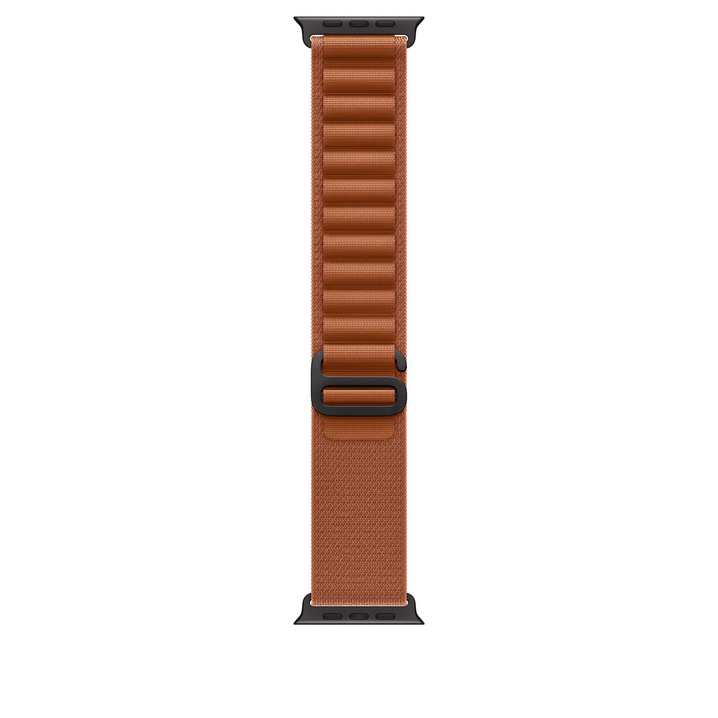 Apple 49mm Tan Alpine Loop - Medium - Black Titanium Finish