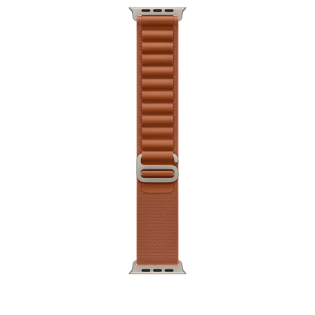49mm Light Blue Alpine Loop - Small - Natural Titanium Finish