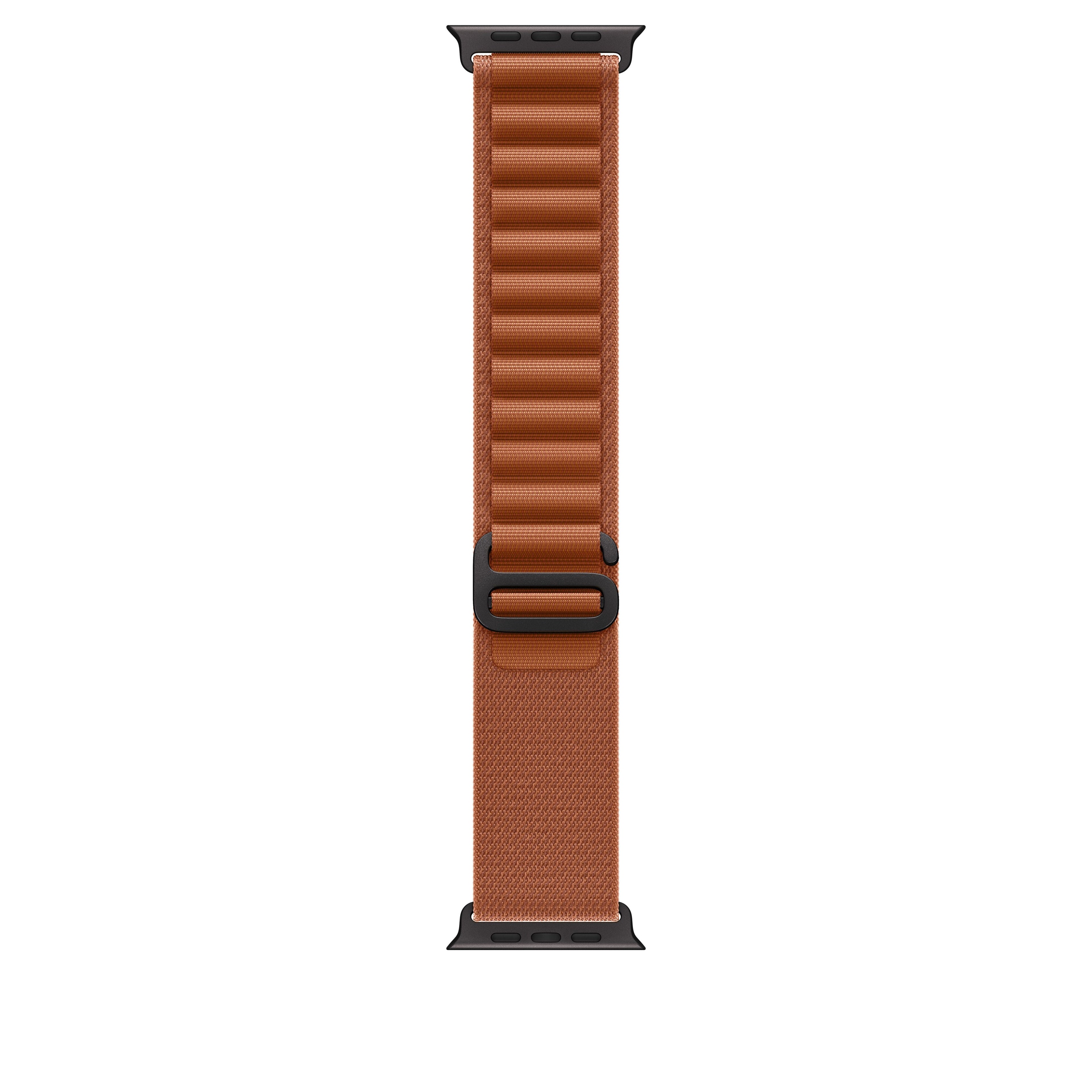 Apple 49mm Tan Alpine Loop - Medium - Black Titanium Finish