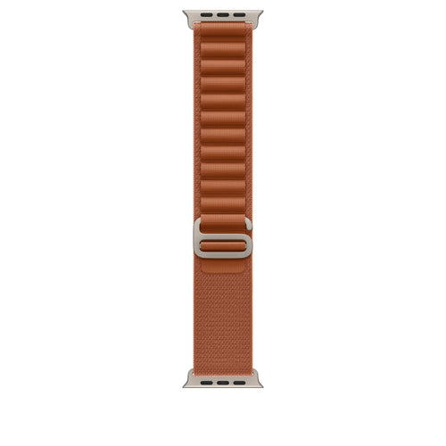 Apple 49mm Terracotta Alpine Loop - Medium - Natural Titanium Finish