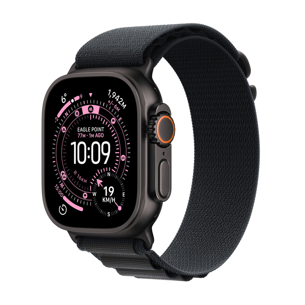 Apple Watch Ultra 3 GPS + Cellular 49mm Natural Titanium Case with Natural Titanium Milanese Loop - Large