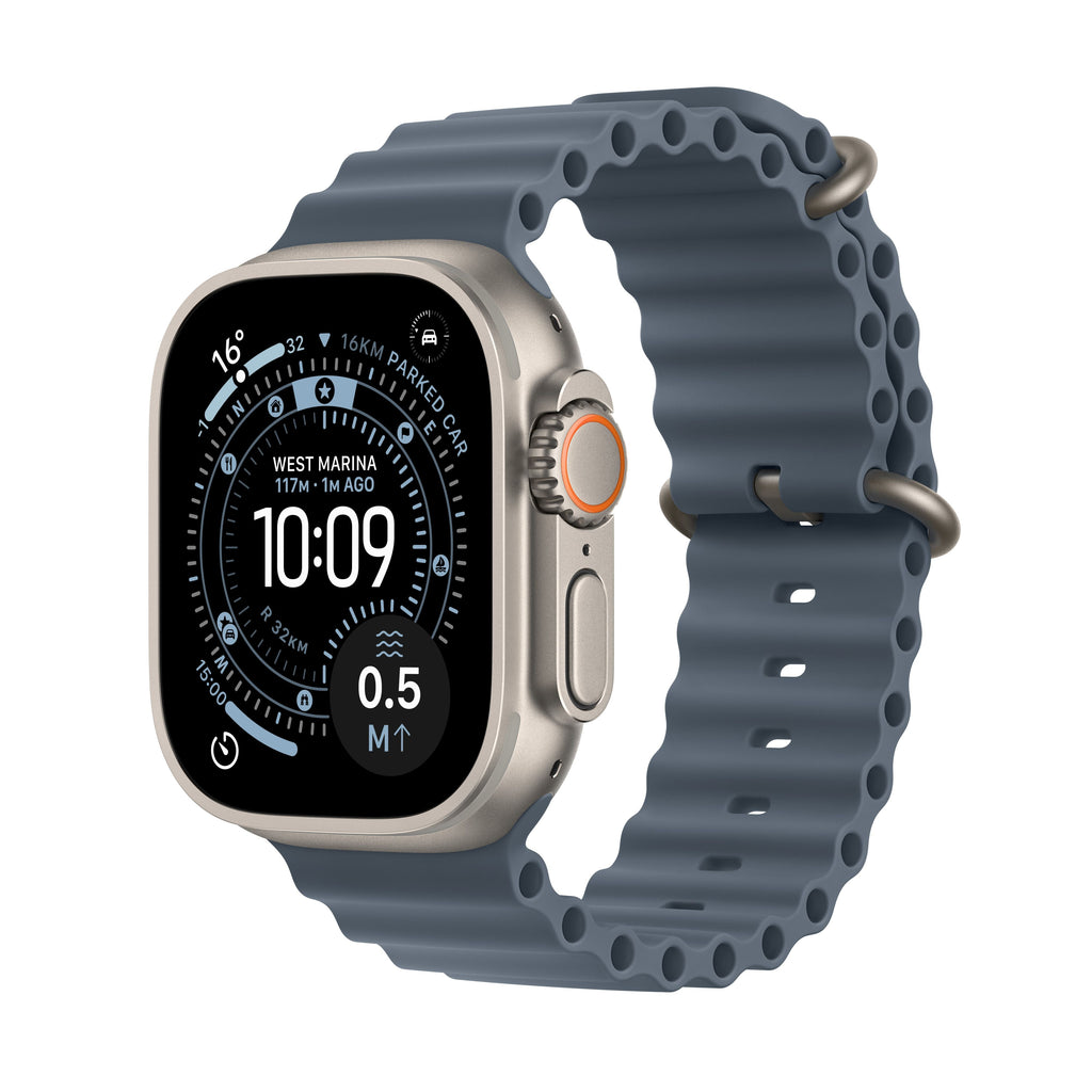 Apple Watch Ultra 3 GPS + Cellular 49mm Black Titanium Case with Black Ocean Band