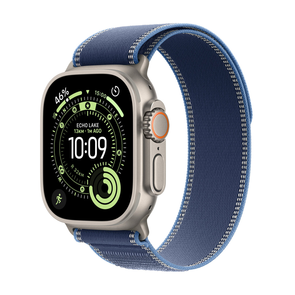 Apple Watch Ultra 3 GPS + Cellular 49mm Natural Titanium Case with Natural Titanium Milanese Loop - Large