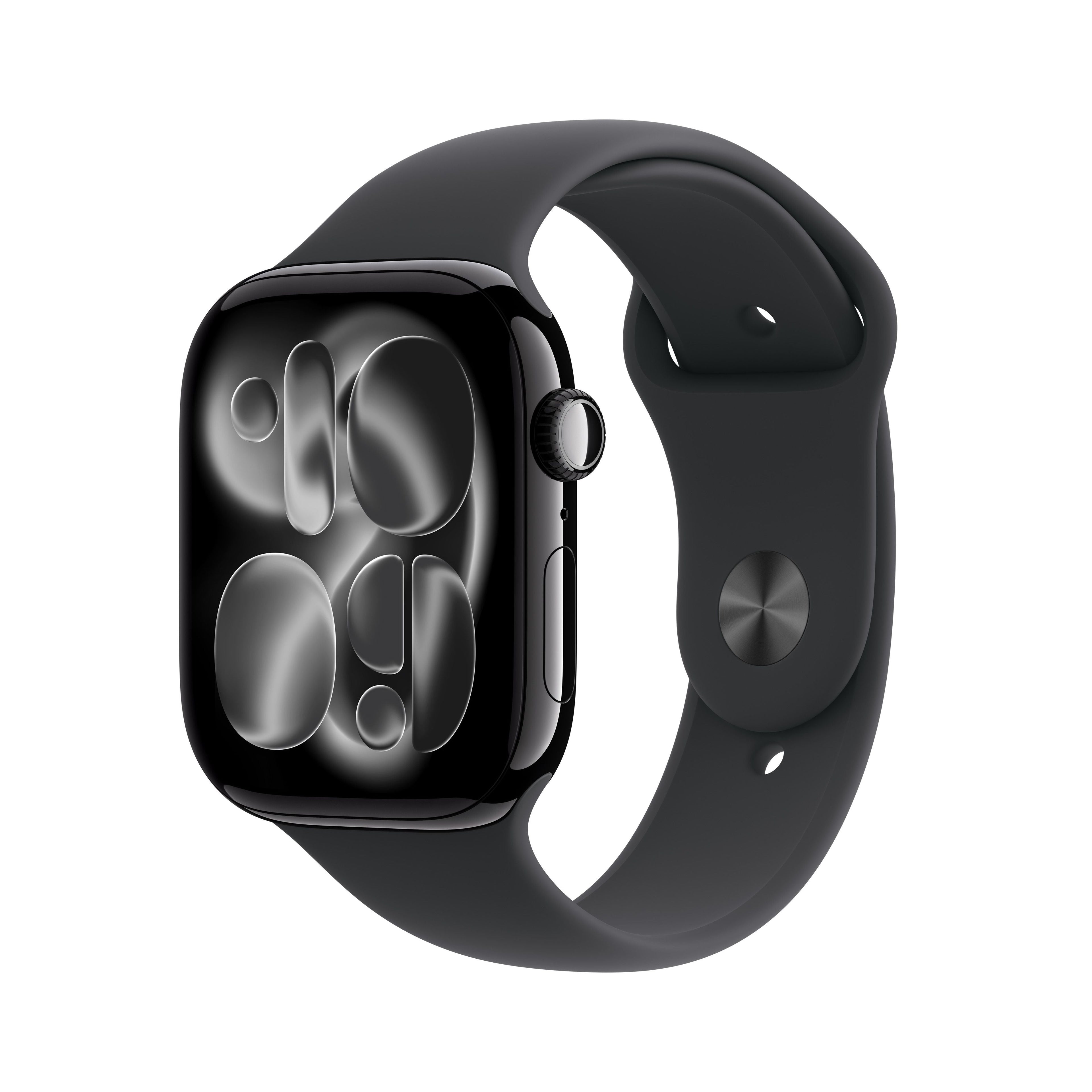 Apple Watch Series 11 GPS 46mm Space Grey Aluminium Case with Black Sport Band - M/L