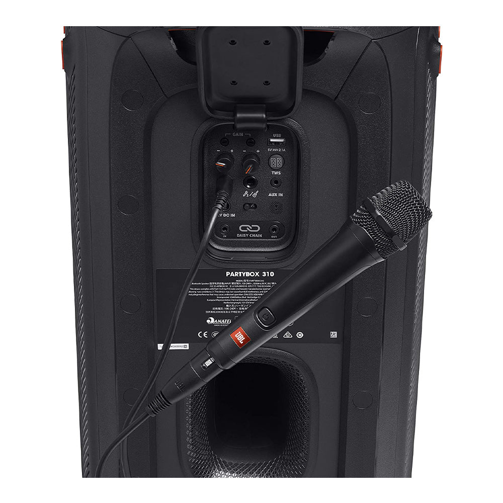 JBL Wired Microphone – High-Performance Dynamic Vocal Microphone for JBL PartyBox Speakers
