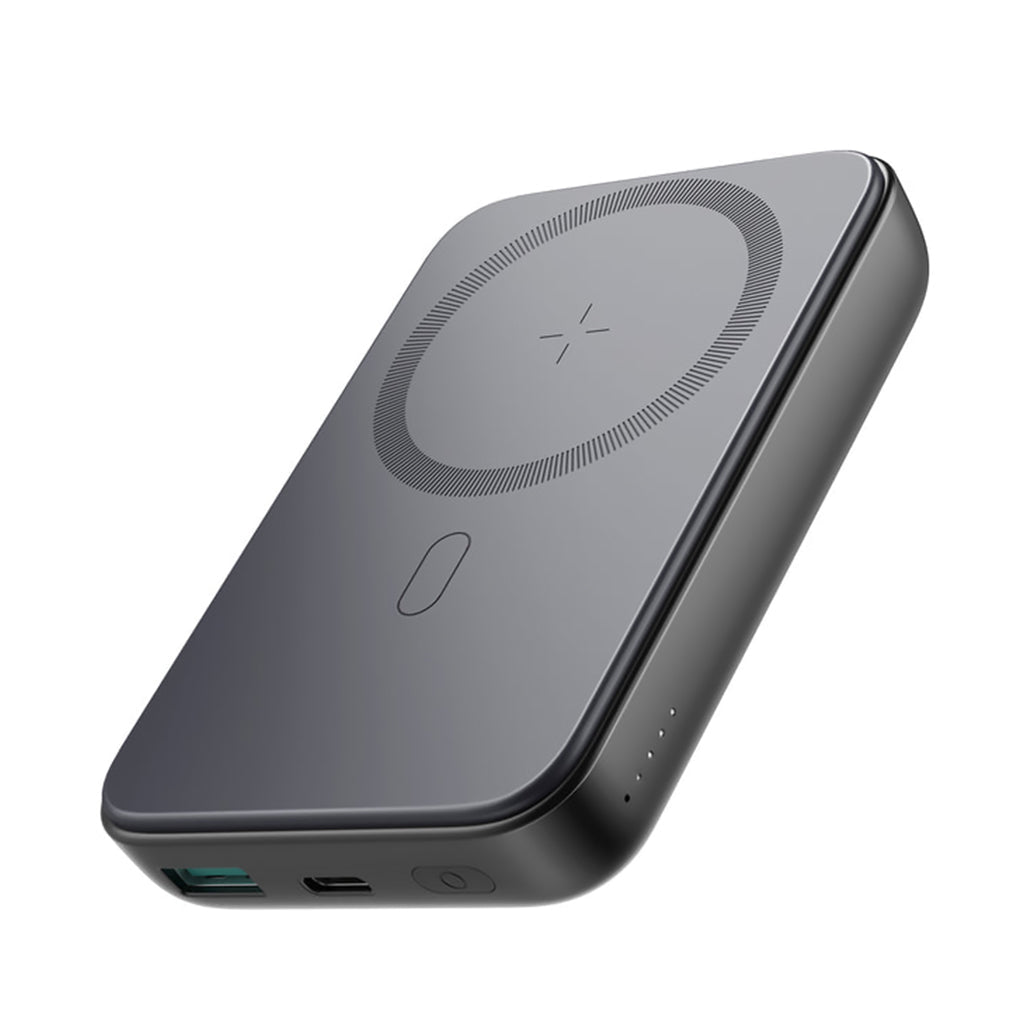 Joyroom, 10,000 mAh Strong Magnetic Wireless Mini Power Bank, 15W Max Wireless Output, PD 20W Fast Charging, JR-W020