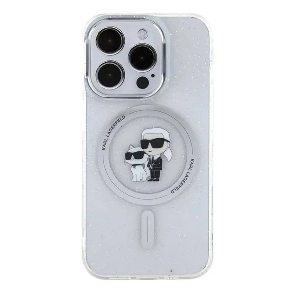 Karl Lagerfeld MagSafe Glitter Hard Case for iPhone 16 Pro Max