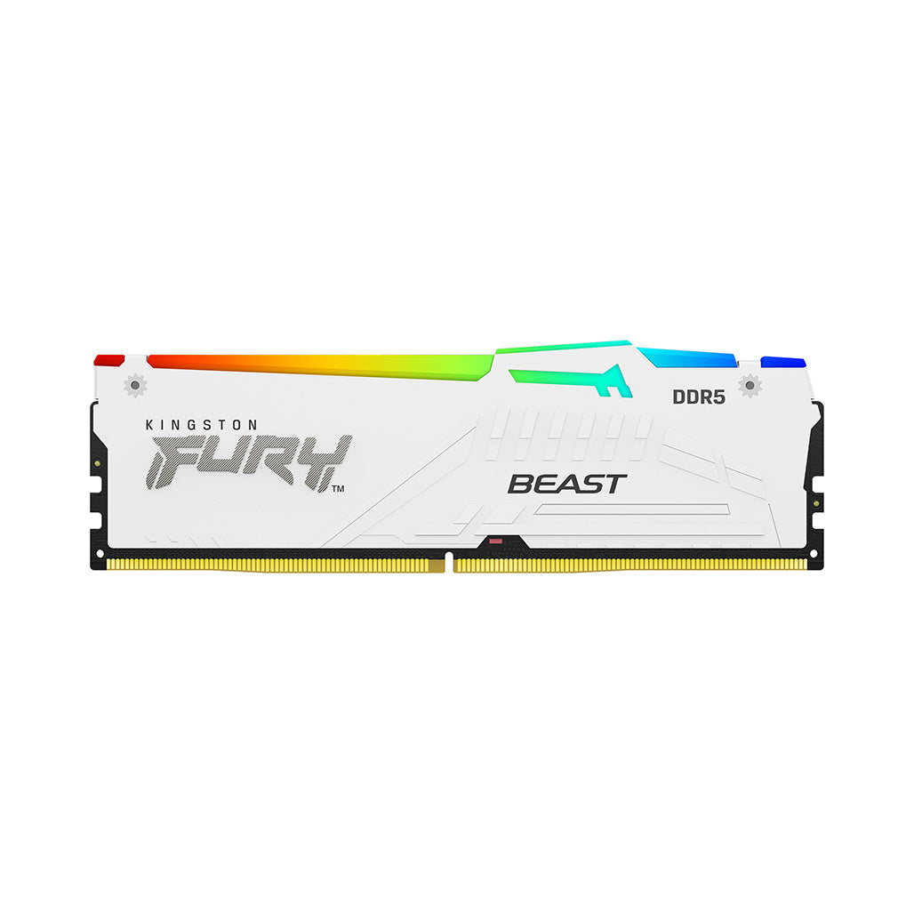 Kingston Fury Beast 16GB RGB 6000MT/s DDR5 CL36 Desktop Memory | KF560C36BBE2A-16