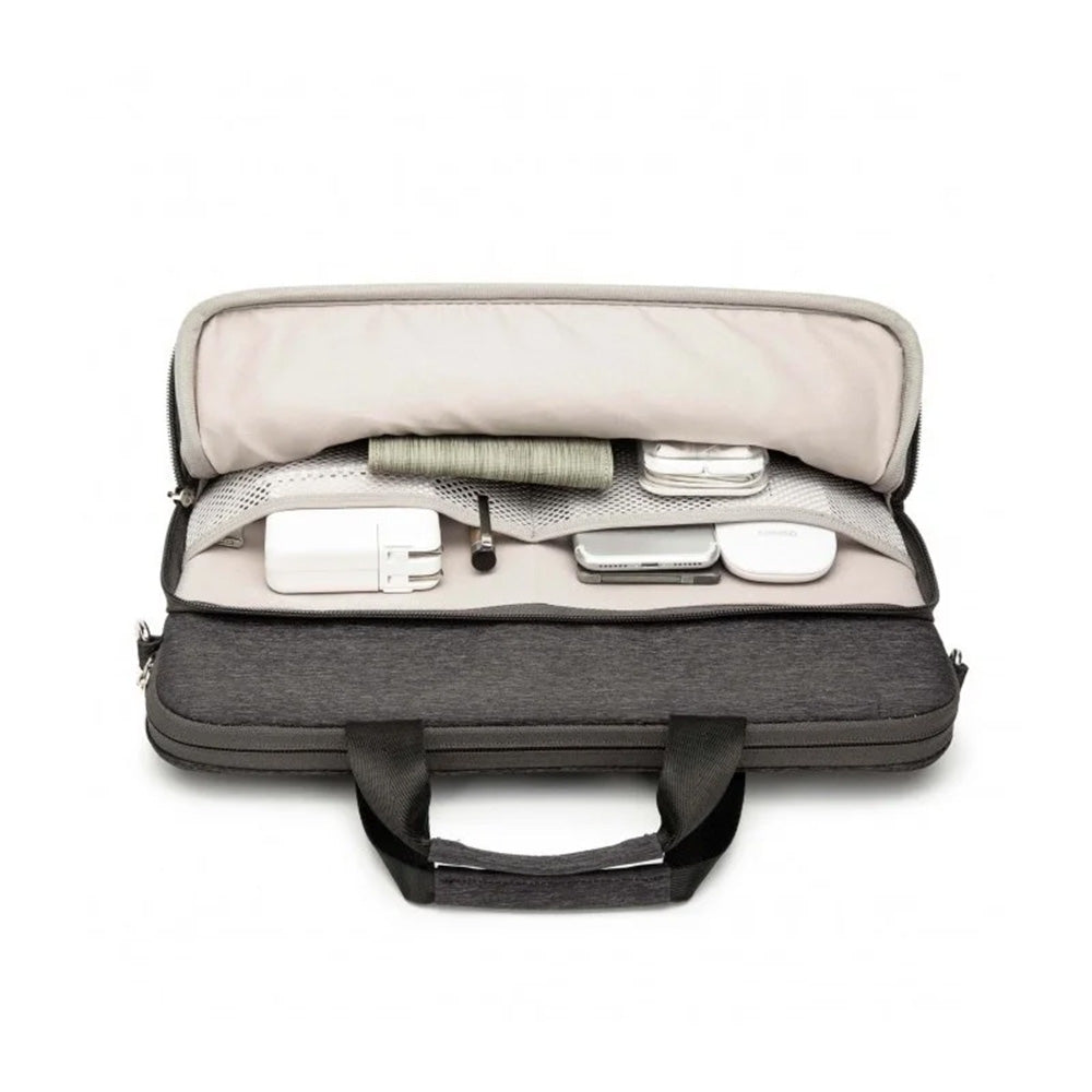 Kinmac Business Laptop Bag KMC428-29 Black Embroidery, High Quality, Soft Interior Lining & Water-resistant