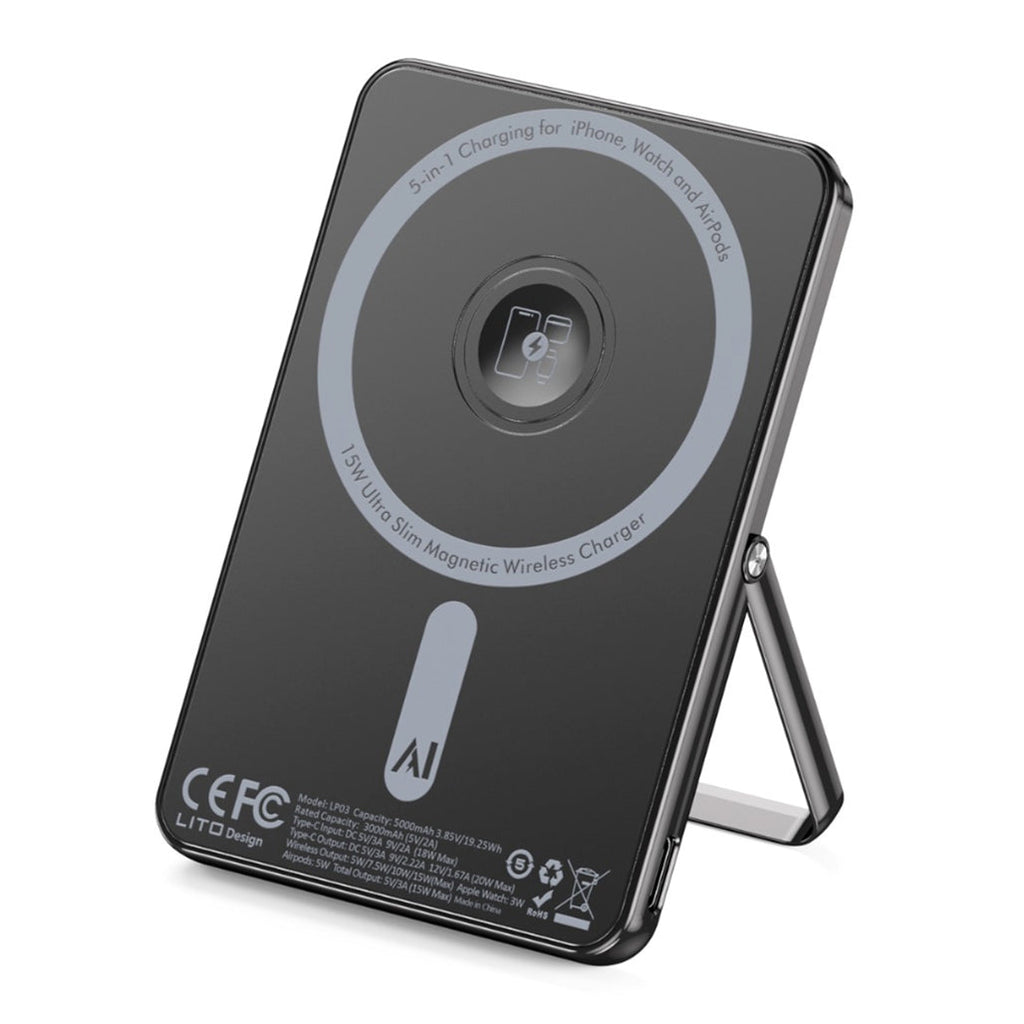 LITO LP03 15W Magnetic Power Bank 5000mAh