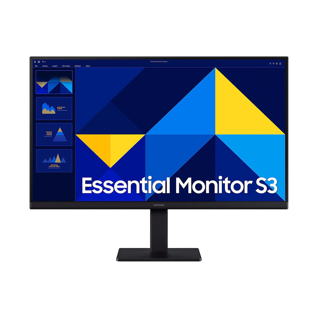 Samsung 24" IPS Essential Monitor S3 100Hz D-Sub, HDMI FHD - LS24D300GAMXUE