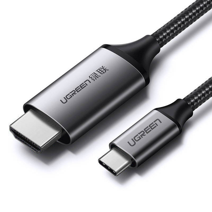 UGREEN USB-C Male to HDMI Male Braided Cable 1.5m, Support 4K*2K@60Hz - MM142 50570
