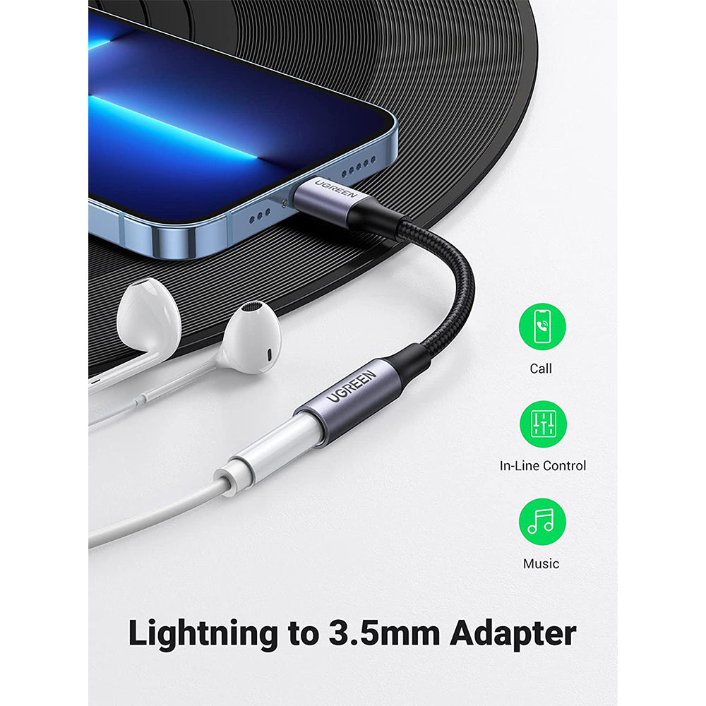 UGREEN Lightning to 3.5mm Audio Female 10CM | 30756