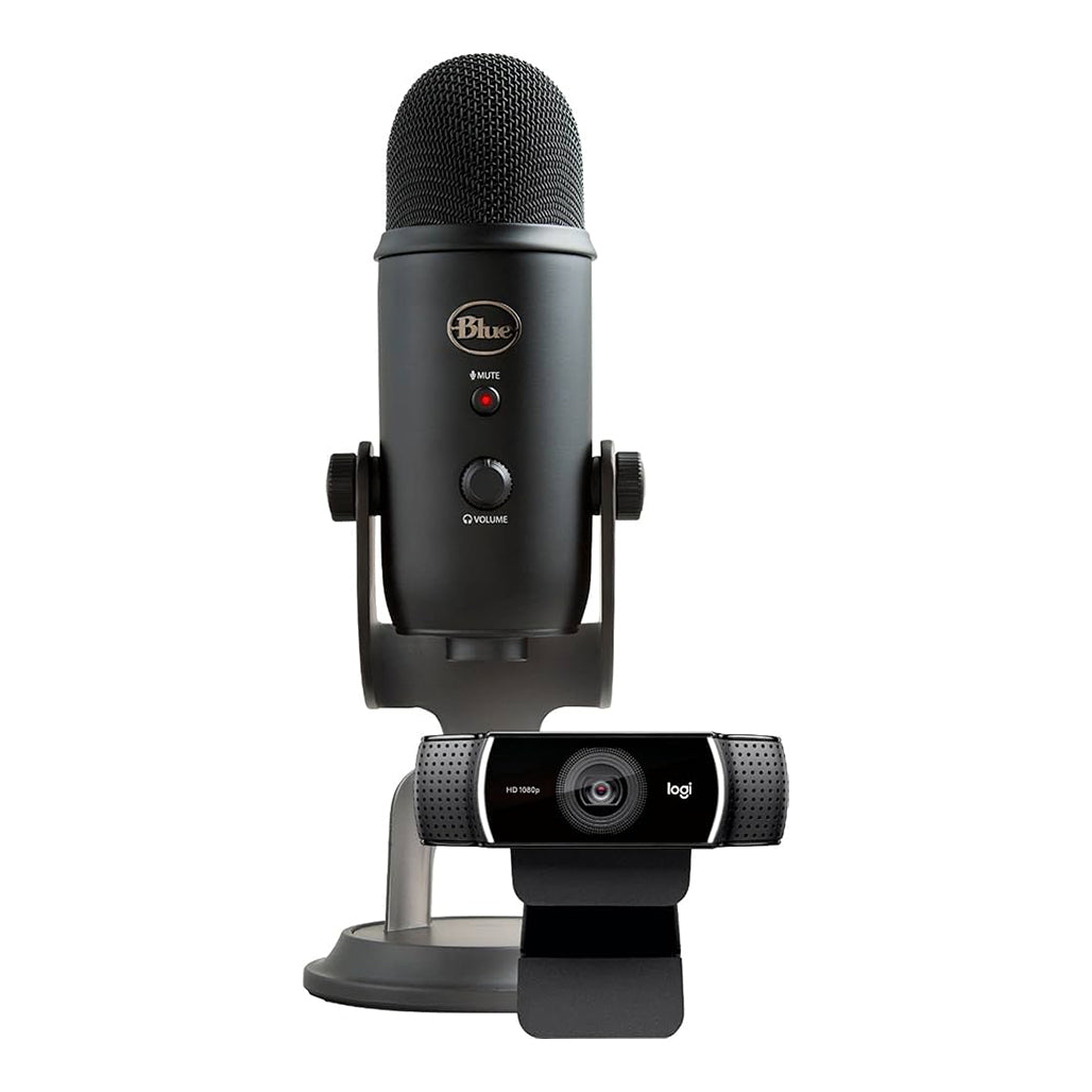 Logitech Pro Streamer Pack - Yeti Mic + C922 Webcam