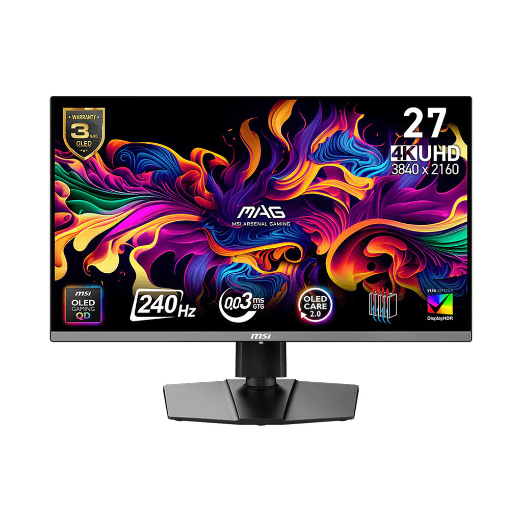 MSI MAG 272UP QD-OLED X24 27″ 4K 240Hz 0.03ms Monitor