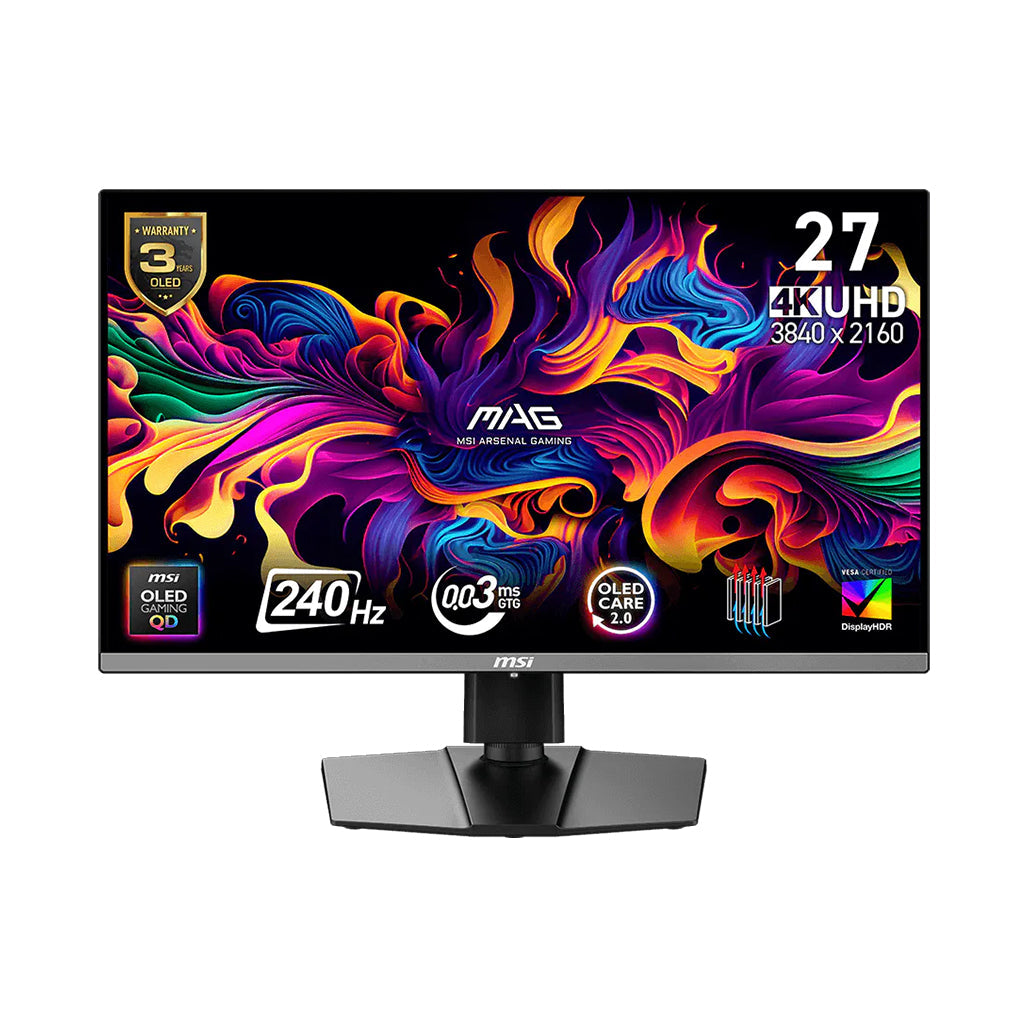 MSI MAG 272UP QD-OLED X24 27″ 4K 240Hz 0.03ms Monitor
