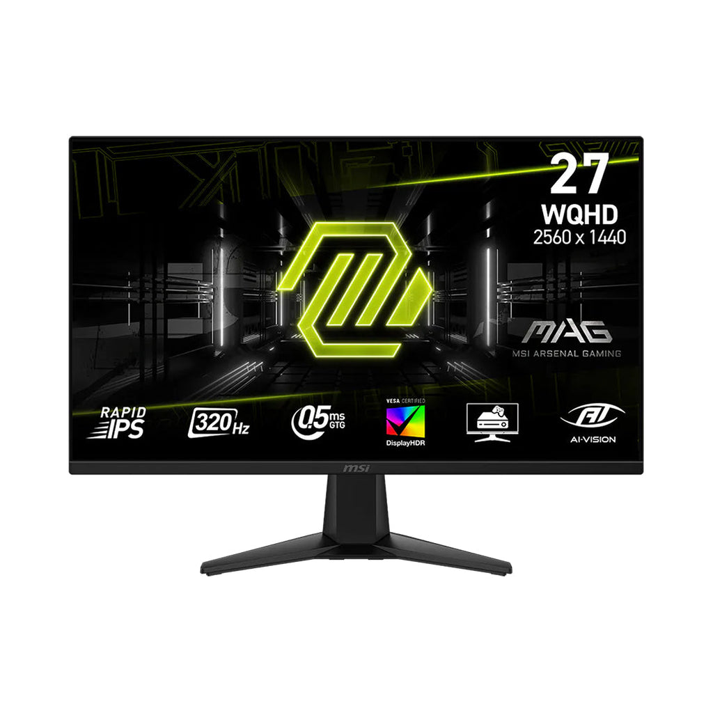 MSI MAG 275QF 27" Rapid IPS WQHD Gaming Monitor - 180Hz - 0.5ms Response - HDR Ready