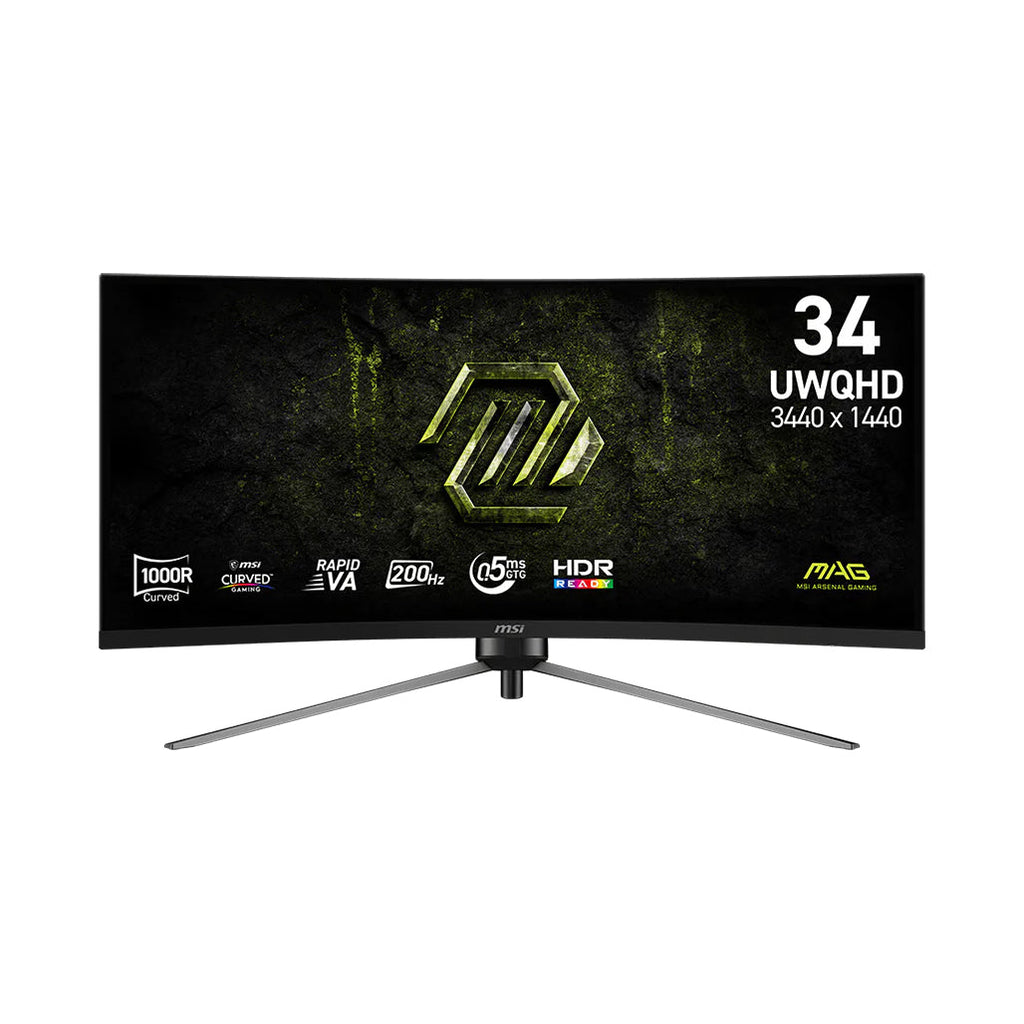 MSI MAG 345CQRF E20 - 34” Curved Ultrawide Gaming Monitor