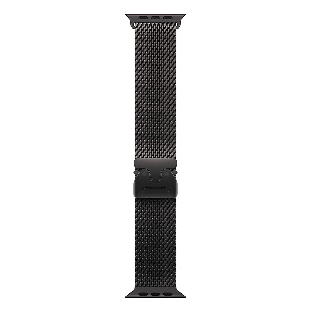 Apple 49mm Black Titanium Milanese Loop Band