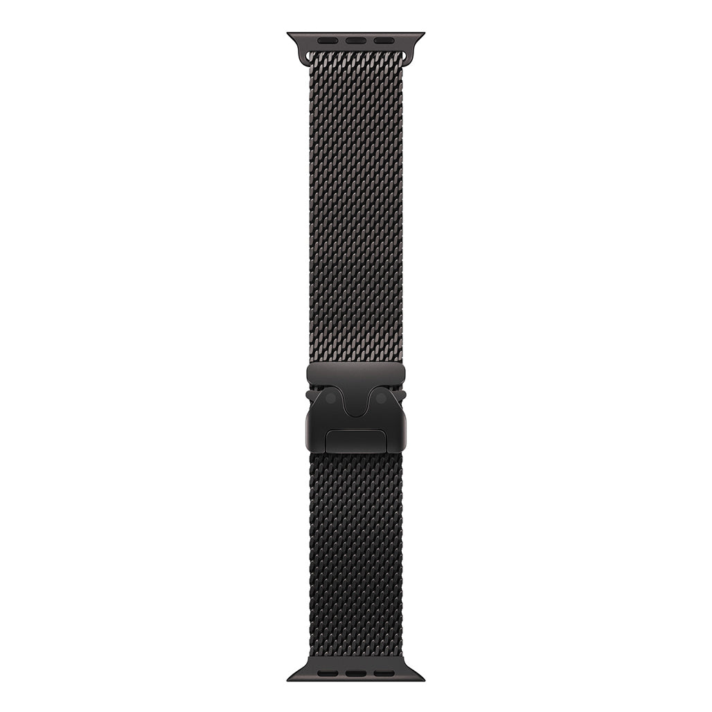 Apple 49mm Black Titanium Milanese Loop Band