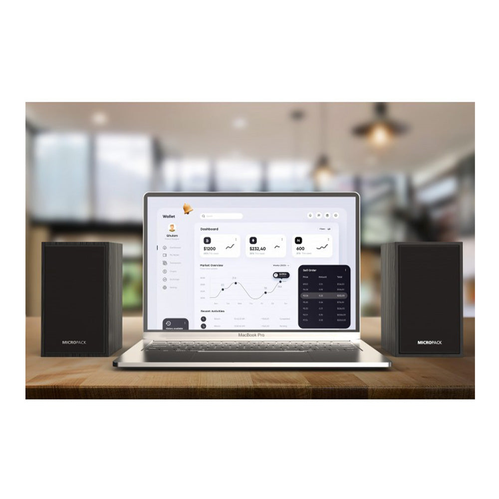 Micropack AC Wooden Portable Speaker | MS-215A