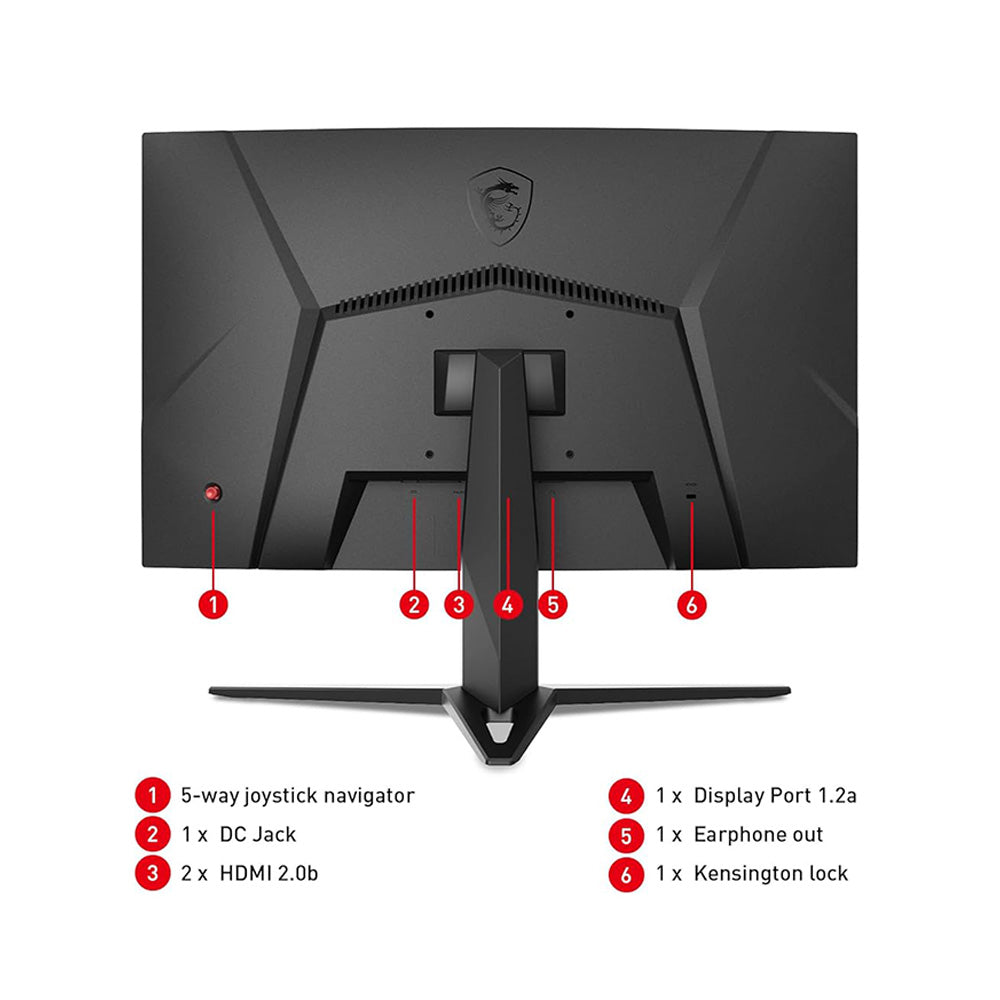 MSI G24C4 E2 24-inch Fhd Curved Gaming Monitor
