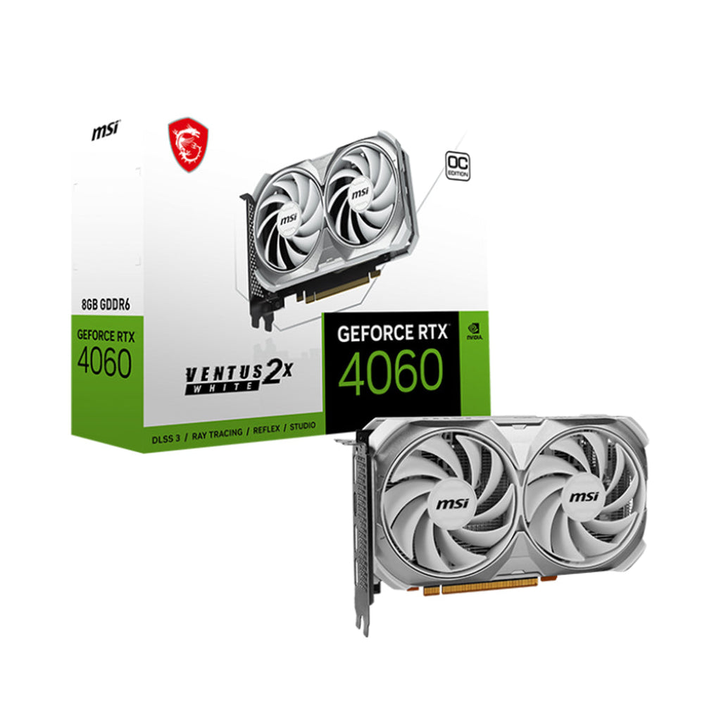 MSI GeForce RTX 4060 VENTUS 2X WHITE 8G OC