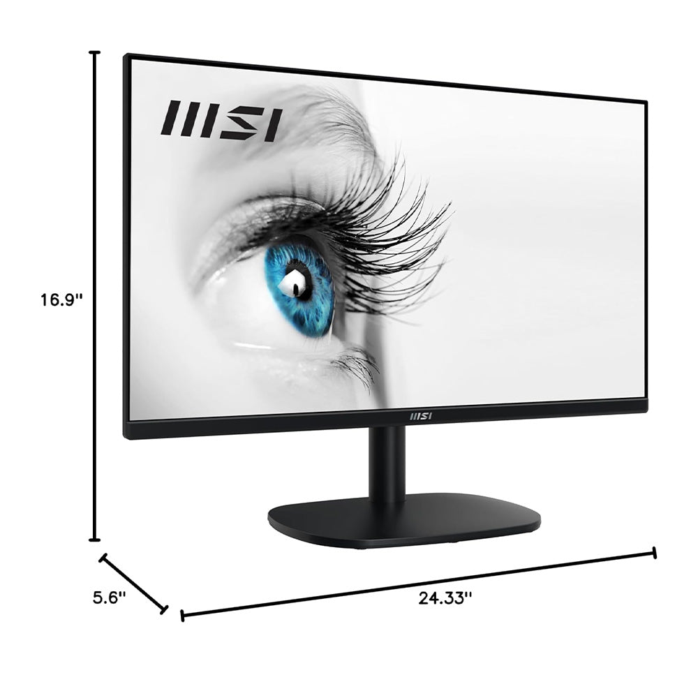 MSI Pro MP245V 23.8" FHD 100Hz Professional Business Monitor with VESA Mount and Eye-Care Technology