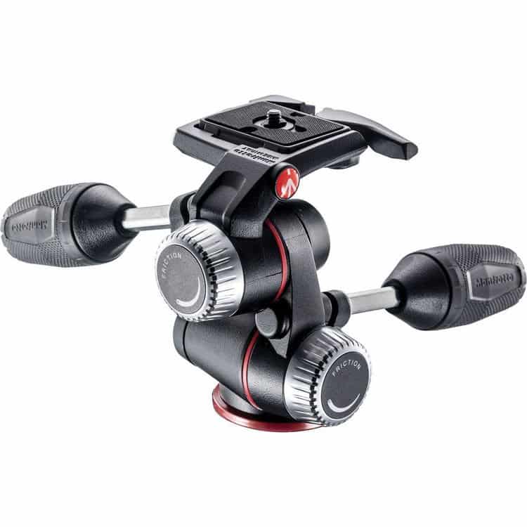 Manfrotto MH804 3-Way, Pan-and-Tilt Head with 200LT-PL Quick Release Plate