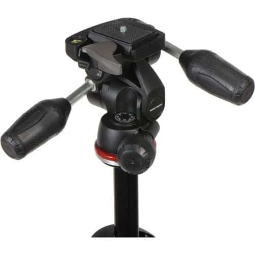 Manfrotto MK290DUA3-3 290 Dual Aluminum Tripod with 3-Way Pan/Tilt Head