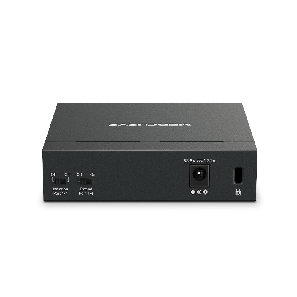 Mercusys 5-Port Gigabit Desktop Switch with 4-Port PoE+ - MS105GP