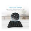 Micropack K-2208stl Wired Compact & Ultra Slim Keyboard ,Black| K-2208STL
