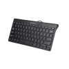 Micropack K-2208stl Wired Compact & Ultra Slim Keyboard ,Black| K-2208STL
