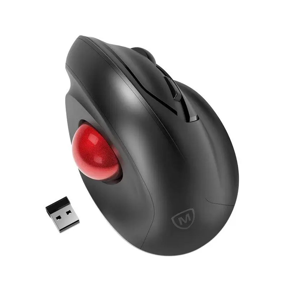Micropack MP-V02W Silent, Vertical Trackball Wireless Mouse, 2400DPI, Ergonomic Design for maximum Comfort