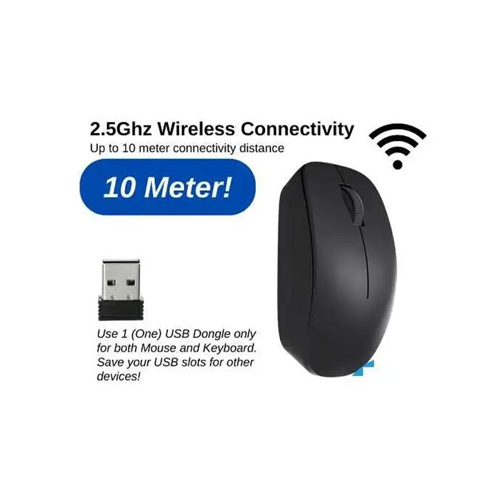 Mikuso KB-C019 Wireless Combo Keyboard & Mouse