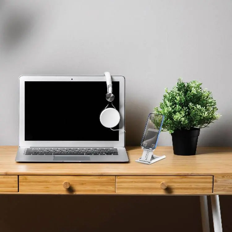 Green Lion Adjustable Desktop Holder - White