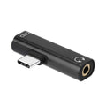 Plug Music Adapter for USB Type C Port to 2 x 3.5mm AUX Jacks Cell Phone Charging Adapter - P254