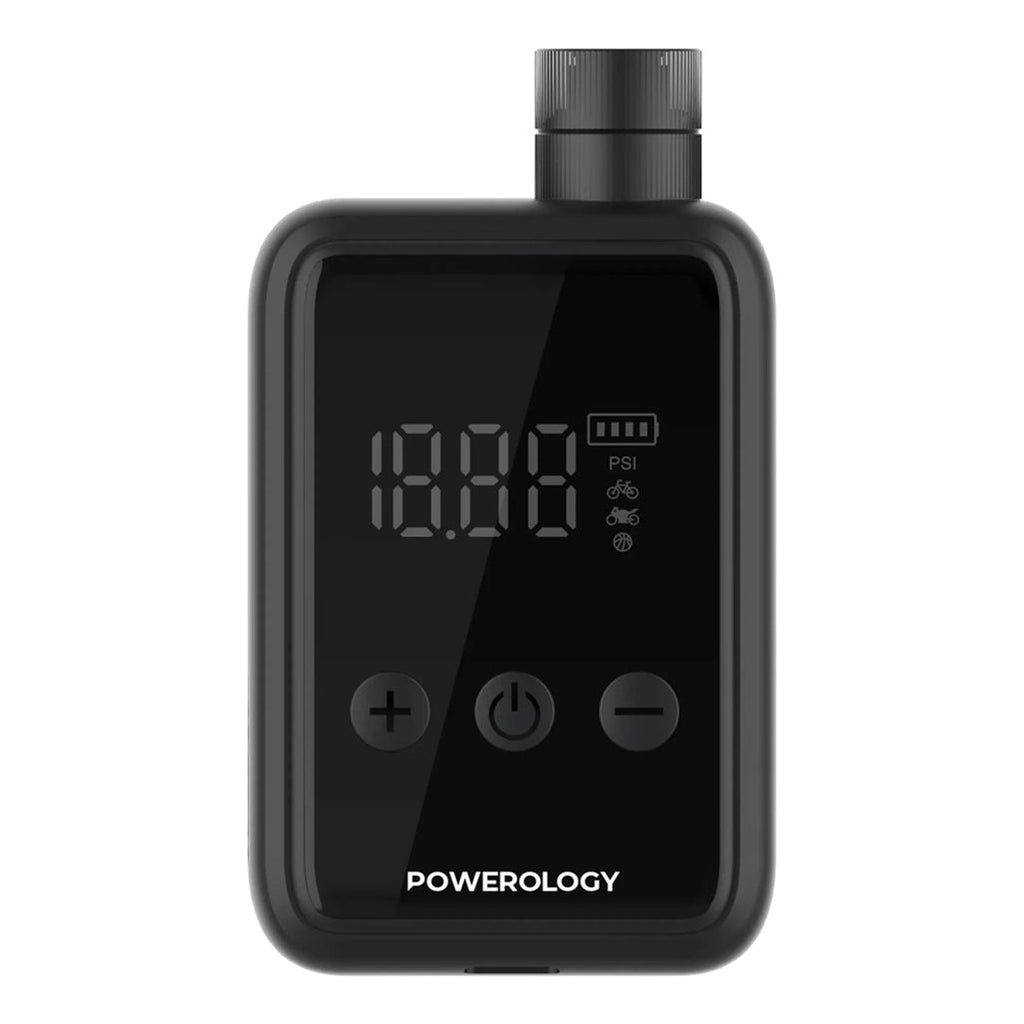 Powerology Super Compact Tire Inflator - P25CMAPBK