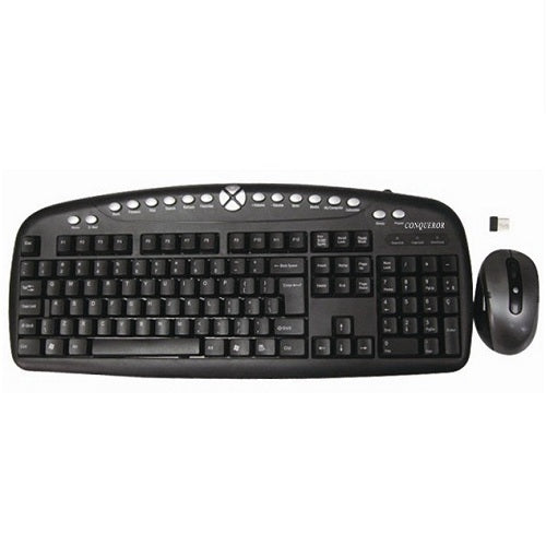 Conqueror Wireless Keyboard with Mouse for Desktop Computer PC Laptop - CB6002
