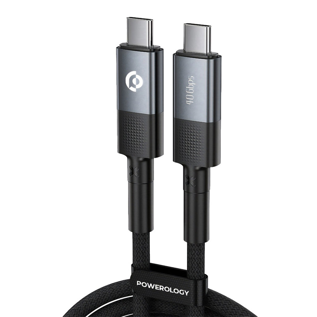 Powerology 240W Type-C to C Fast Charging Cable 2M – Grey