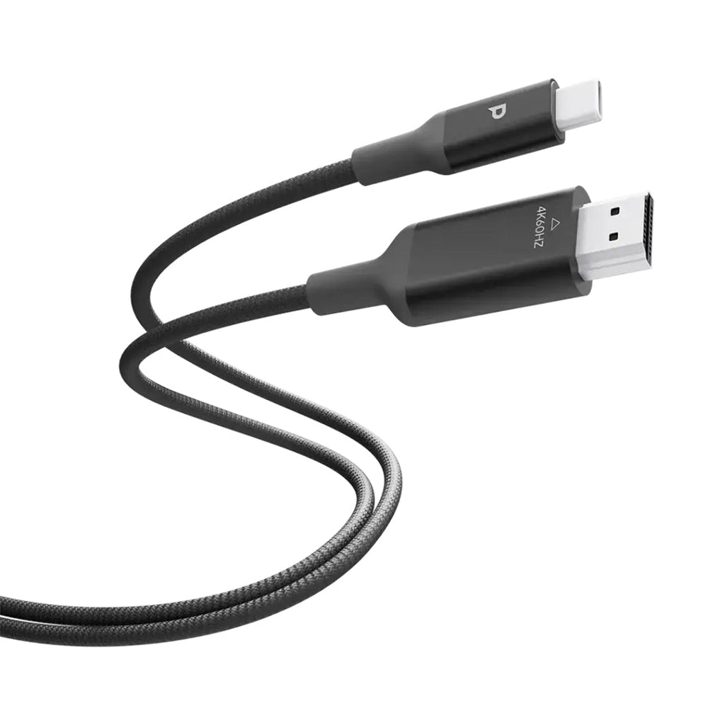Powerology Power Sync Flex 4K USB-C to HDMI 2m Cable