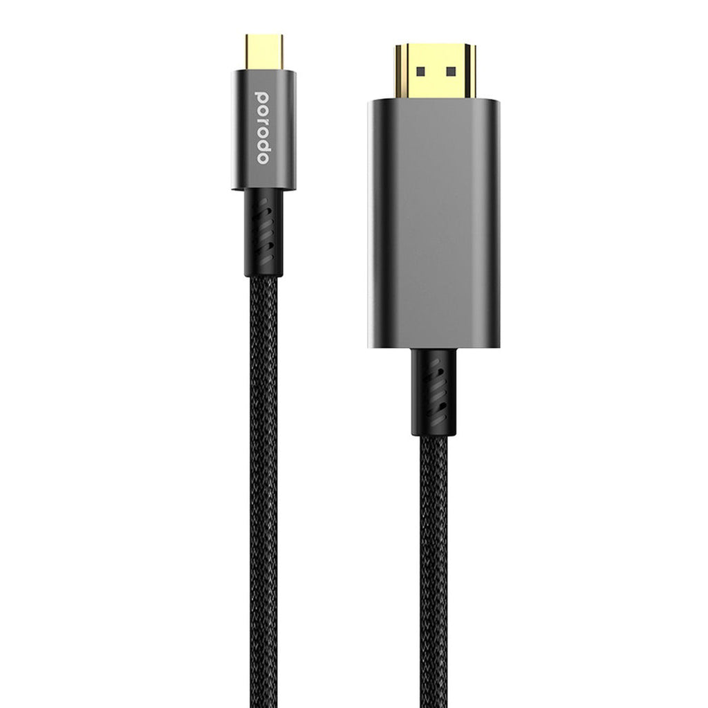 Porodo 4K HDMI to Type C Cable 1.8M