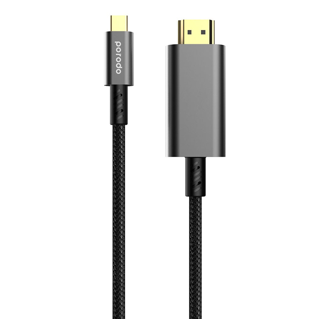 Porodo 4K HDMI to Type C Cable 1.8M