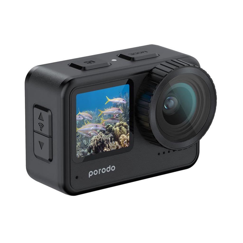 Porodo Lifestyle Waterproof 4K Action Camera 900mAh