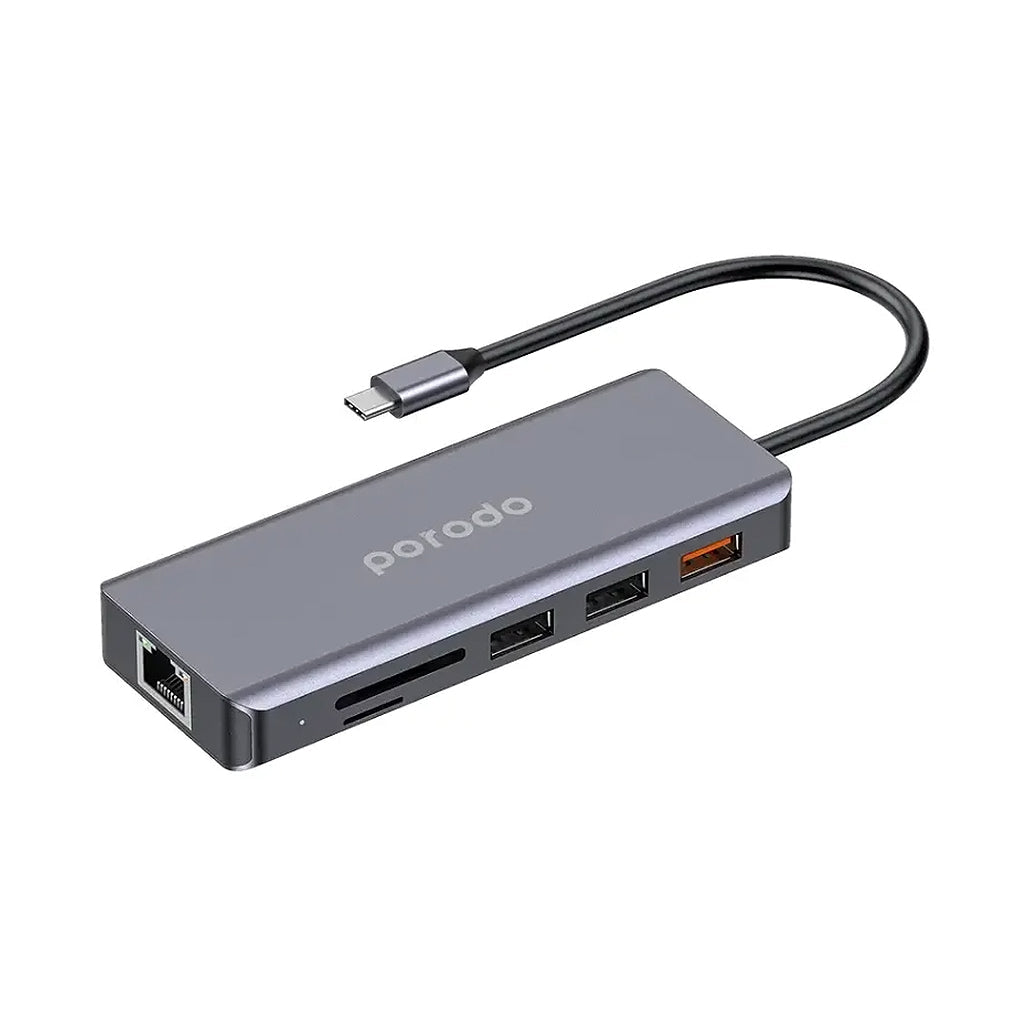 Porodo Blue 7-in-1 USB-C Hub