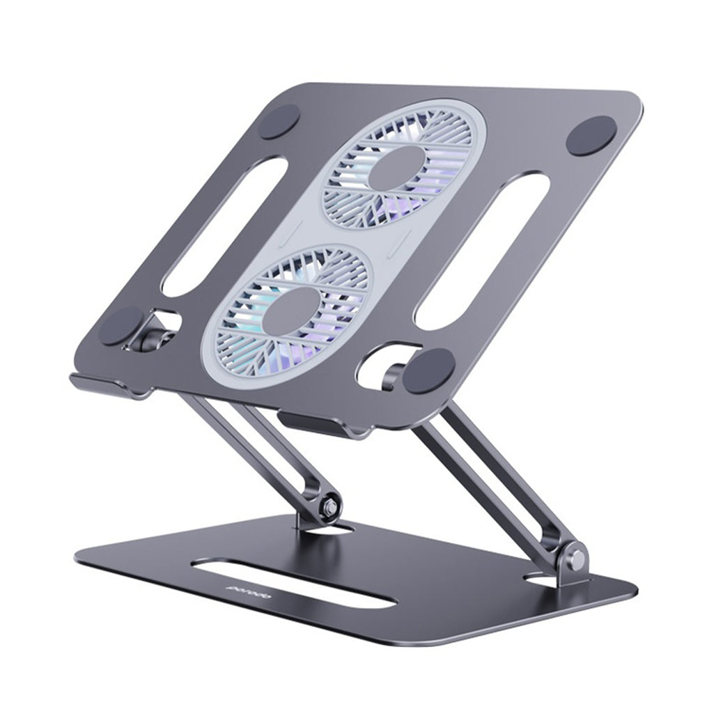 Porodo Aluminum Alloy Adjustable Laptop Stand | PD-ALSCF-GY