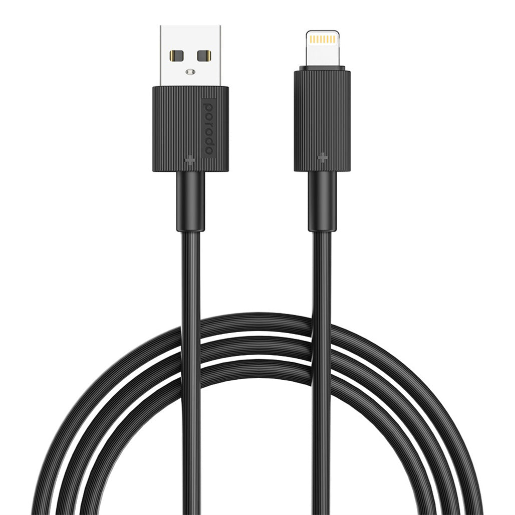 Porodo USB-A to Lightning Durable 3M Fast Charging Cable